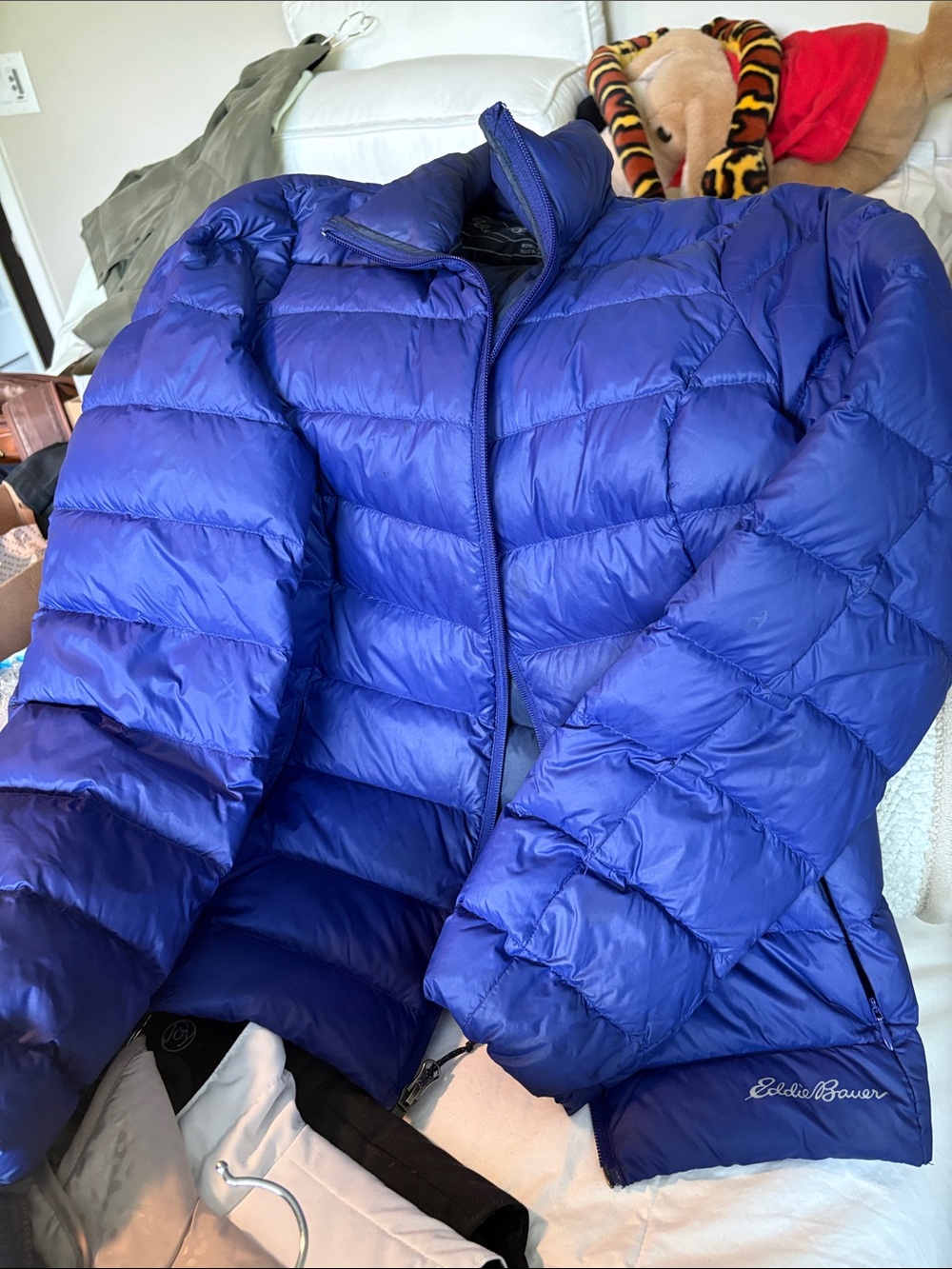 Eddie Bauer Quilted Packable Jacket - Periwinkle